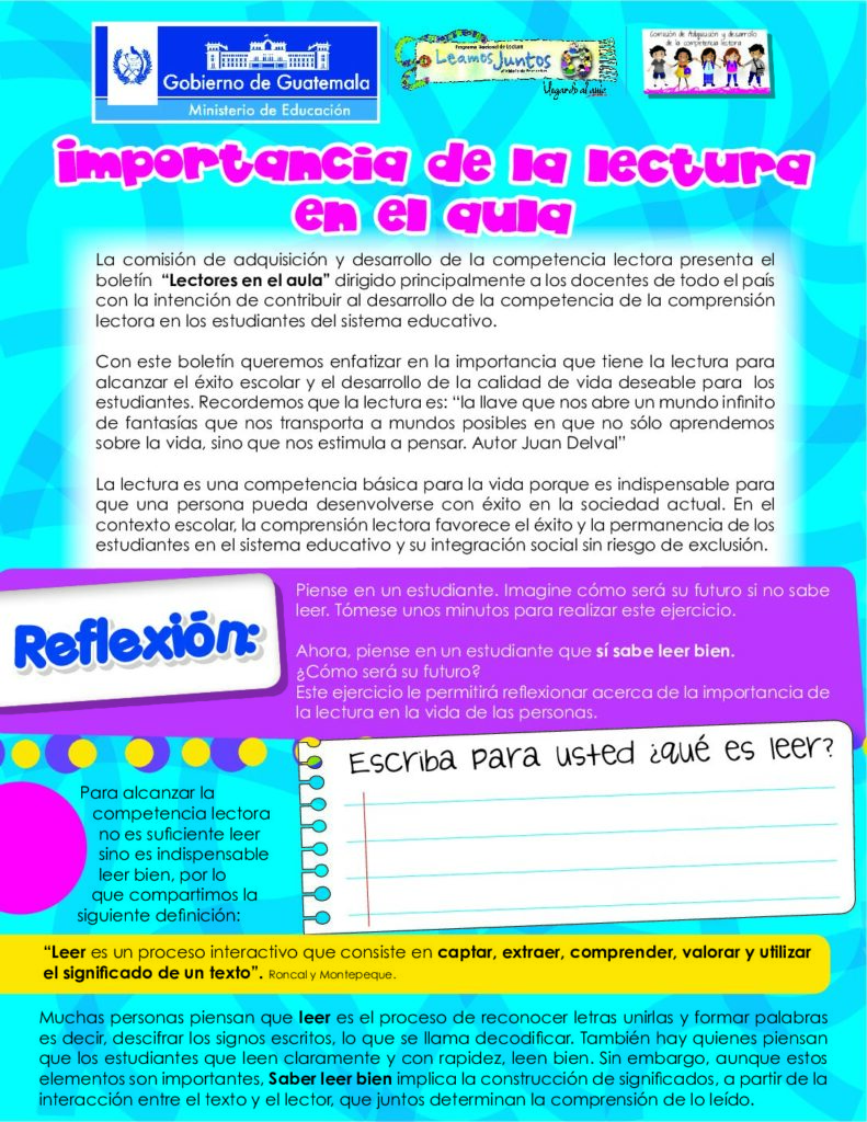 thumbnail of Importancia de la lectura