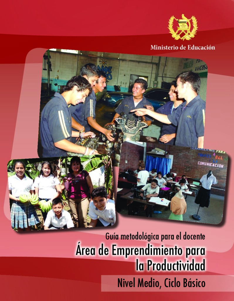thumbnail of Guía Docente Área Emprendimiento para la Productividad 1o. Basico