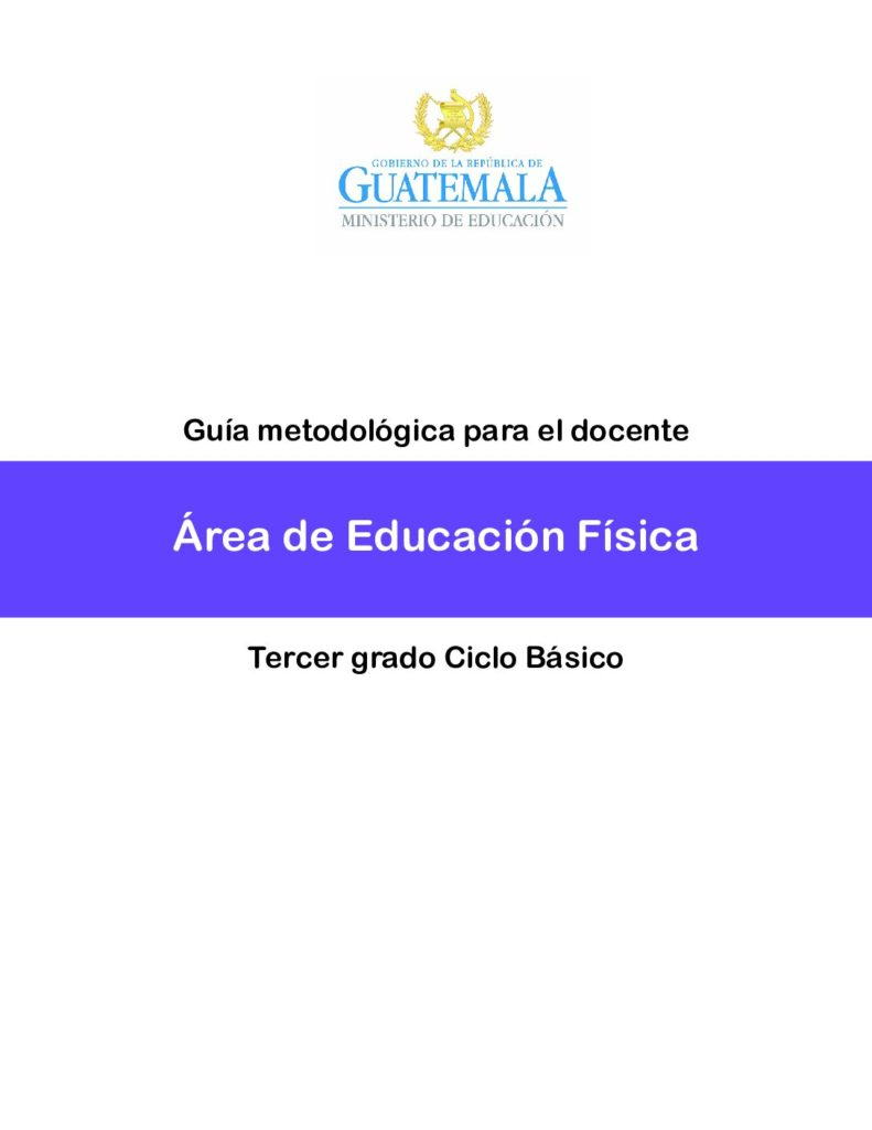 thumbnail of 34. Guía Docente Educación Física 3o básico