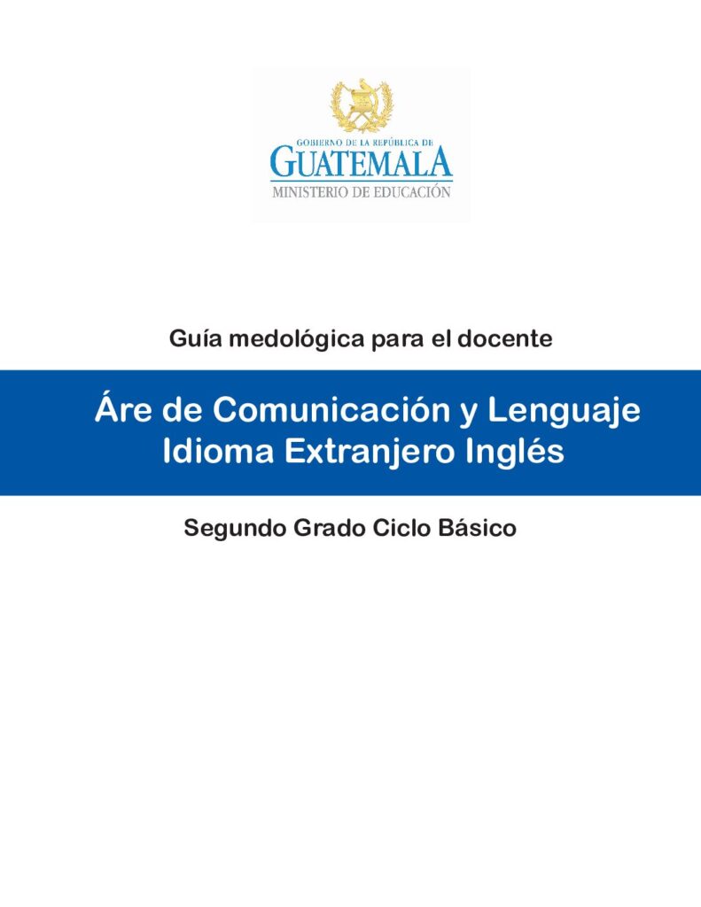 thumbnail of 22. Guia del Docente Comunicación y Lenguaje Idioma Extranjero_ 2o básico
